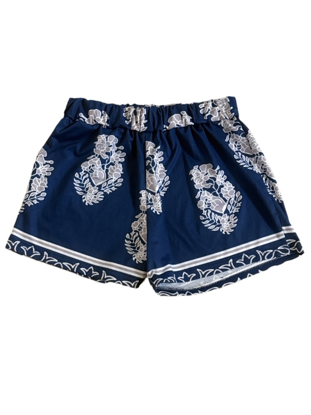 Size Small Navy Luxe Floral Print Women’s Shorts
